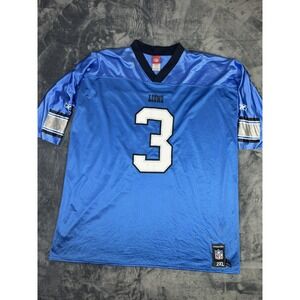 Detroit Lions Vintage Y2K Joey Harrington #3 Authentic Reebok Jersey Blue 2XL